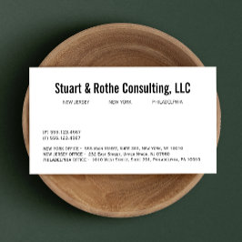 Professionell Corporate Consultant Group Visitkort