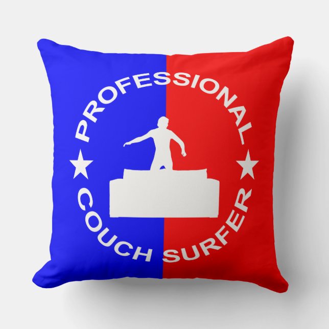 Professionell Couch Surfer Kudde (Framsida)