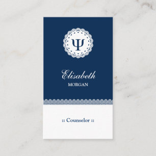 Professionell Counselor - Psychology Psi Symbol Visitkort
