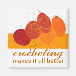 Professionell Craft Artist Crocheting Hobby Magnet