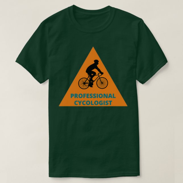 Professionell Cykolog T Shirt (Design framsida)