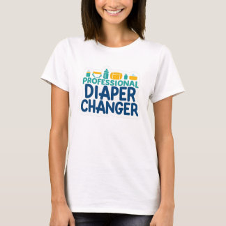Professionell Daiper växlare 1 T Shirt