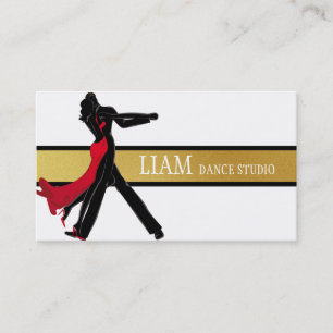 Professionell Dance Instructor, Lessons, Studio Visitkort
