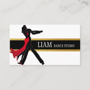 Professionell Dance Instructor, Lessons, Studio Visitkort
