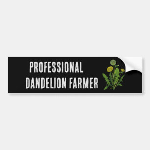 Professionell Dandelion Farmer Bildekal