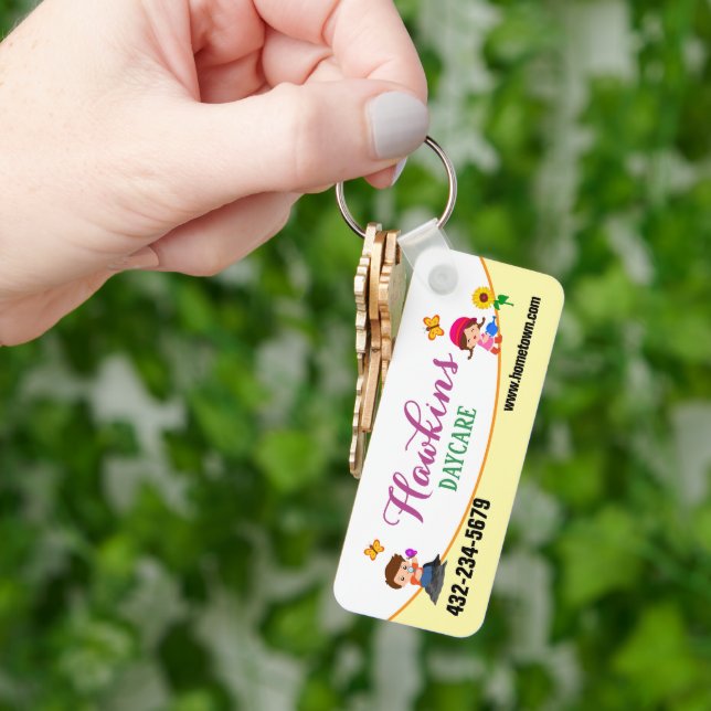Professionell Daycare Business Nyckelring (Hand)