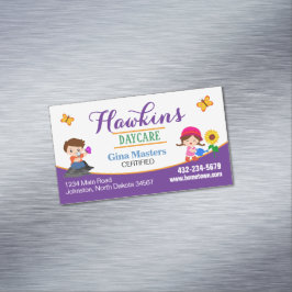 Professionell Daycare Magnetiska Visitkort