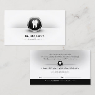 Professionell Dental Tandläkare Tidsbeställning Kort