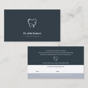 Professionell Dental Tandläkare Tidsbeställning Kort