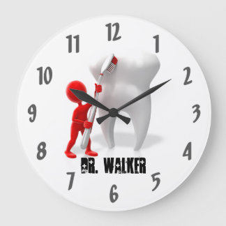 Professionell Dentist Office Stor Klocka