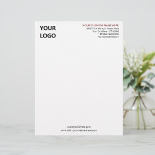 Professionell Design Business Letterhead-mall Brevhuvud