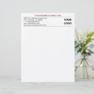 Professionell Design Company Letterhead-mall Brevhuvud