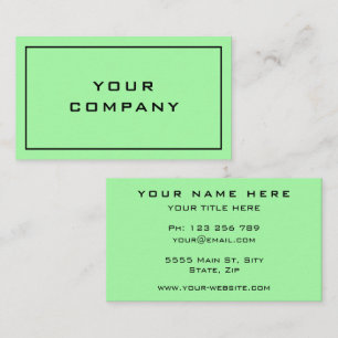 Professionell design Personlig businesskort Visitkort