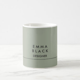 Professionell Designer för lodrät Chic Grått Snygg Kaffemugg