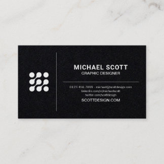 Professionell Designers Black & White Visitkort