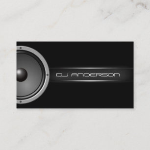 Professionell DJ Visitkort