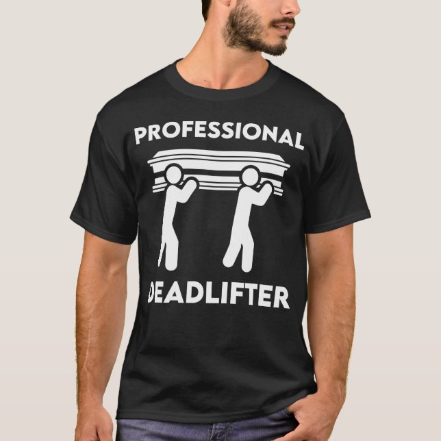 Professionell dödlindare begravningsdirektör embal t shirt (Framsida)
