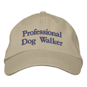 Professionell Dog Walker Business Namn Broderad Keps