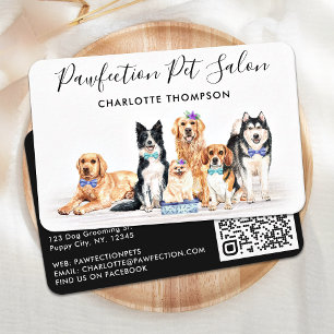 Professionell Dog Walker Pet Sitter Hund Groomer Visitkort