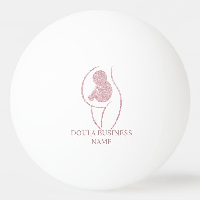 Professionell Doula Graviditets Sjuksköterska Förl Pingisboll (Framsidan)