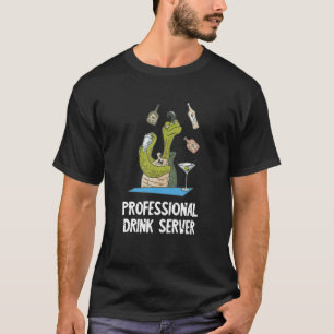 Professionell Drink Server Turtle Intoxicolog Ba T Shirt