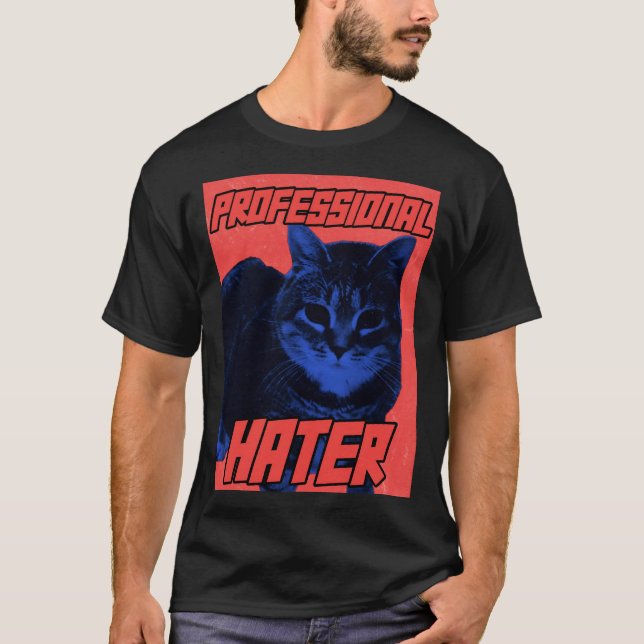 Professionell efter kattmemma t shirt (Framsida)