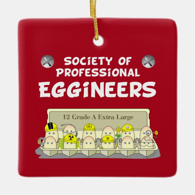 Professionell Eggineers Julgransprydnad Keramik (Framsida)