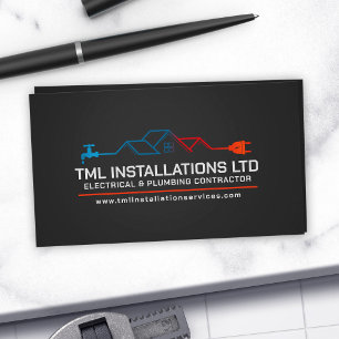 Professionell Electrical & RVS ConTRAR Visitkort