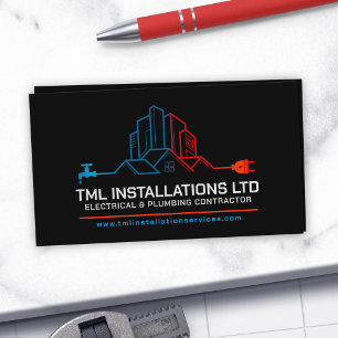 Professionell Electrical & RVS ConTRAR Visitkort