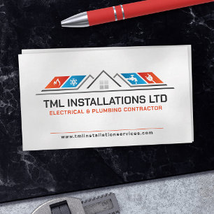 Professionell Electrical & RVS ConTRAR Visitkort