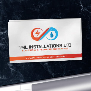 Professionell Electrical & RVS ConTRAR Visitkort