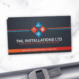 Professionell Electrical & RVS ConTRAR Visitkort