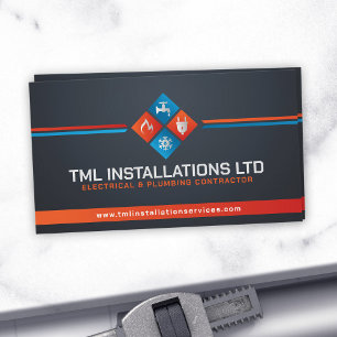 Professionell Electrical & RVS ConTRAR Visitkort