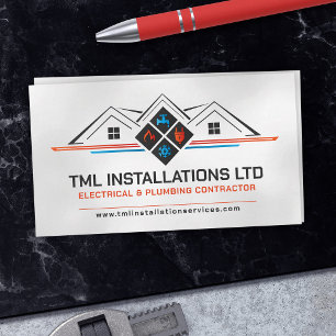 Professionell Electrical & RVS ConTRAR Visitkort
