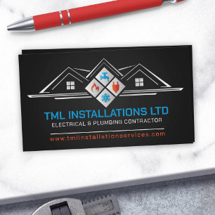 Professionell Electrical & RVS ConTRAR Visitkort