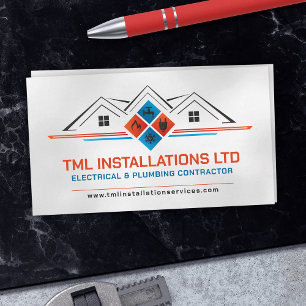 Professionell Electrical & RVS ConTRAR Visitkort