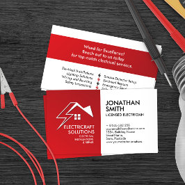 Professionell Electrician - Electrician Visitkort