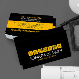 Professionell Electrician - Electrician Visitkort