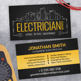 Professionell Electrician - Electrician Visitkort