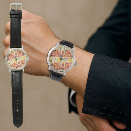 Professionell Electrician Iconic Mönster Armbandsur