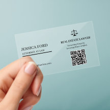 Professionell elegans Fastighetsjurist QR-kod