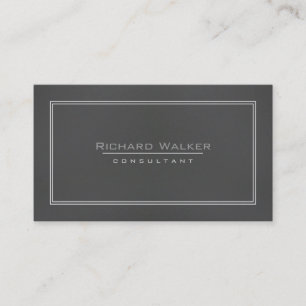Professionell Elegant Black Wood Square Boarder Visitkort