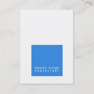 Professionell Elegant Bleu de Frankrike Square Mod Visitkort
