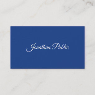 Professionell Elegant Calligraphy Design Luxury Visitkort