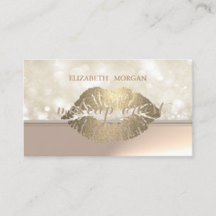 Professionell Elegant Chic Bokeh Visitkort