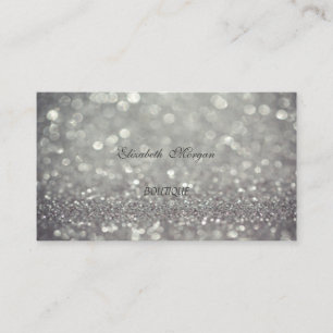Professionell Elegant Chic, Glittrig, Bokeh Visitkort