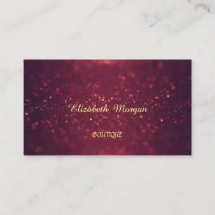 Professionell Elegant Chic, Glittrig, Bokeh Visitkort