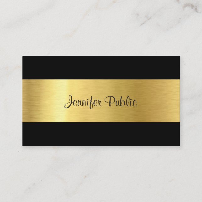 Professionell Elegant Design Premium Silke Luxury Visitkort (Framsida)