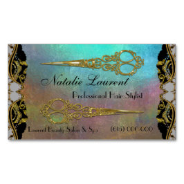 Professionell Elegant Dubbla Sissar Vatten Kant Magnetiska Visitkort