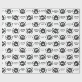 Professionell Elegant Företagssymbol Presentförpac Presentpapper